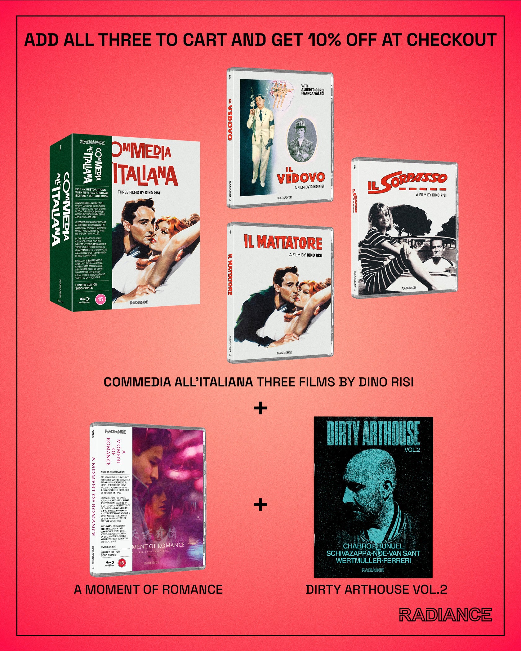 Commedia all'italiana (LE) – Radiance Films